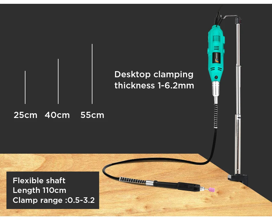 220V/110V Mini Rotary Tool DIY Mini Dremel Drill Power Tool Mini Grinder Hand Drill Polishing Machine With Dremel Accessories