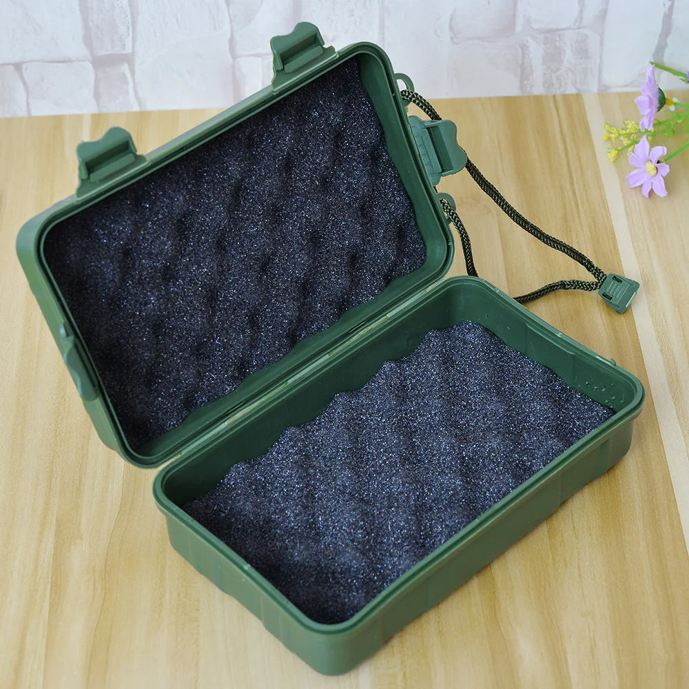 Outdoor Sealed Box Plastic Shockproof Bins Waterproof Box Travel Storage Kit Survival Case Valuables Electronic Gadget Container