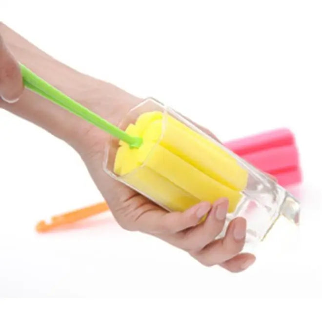 1PCS Bottle Sponge Brushes Cup Glass Milk Bottles Brush Washing Cleaning Cleaner Kitchen Tools Baby Accessories Hot Sale