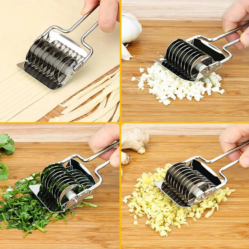 Kitchen Accessories Gadgets Stainless Steel Onion Chopper Slicer Garlic Parsley Cutting Machine Cooking Tools