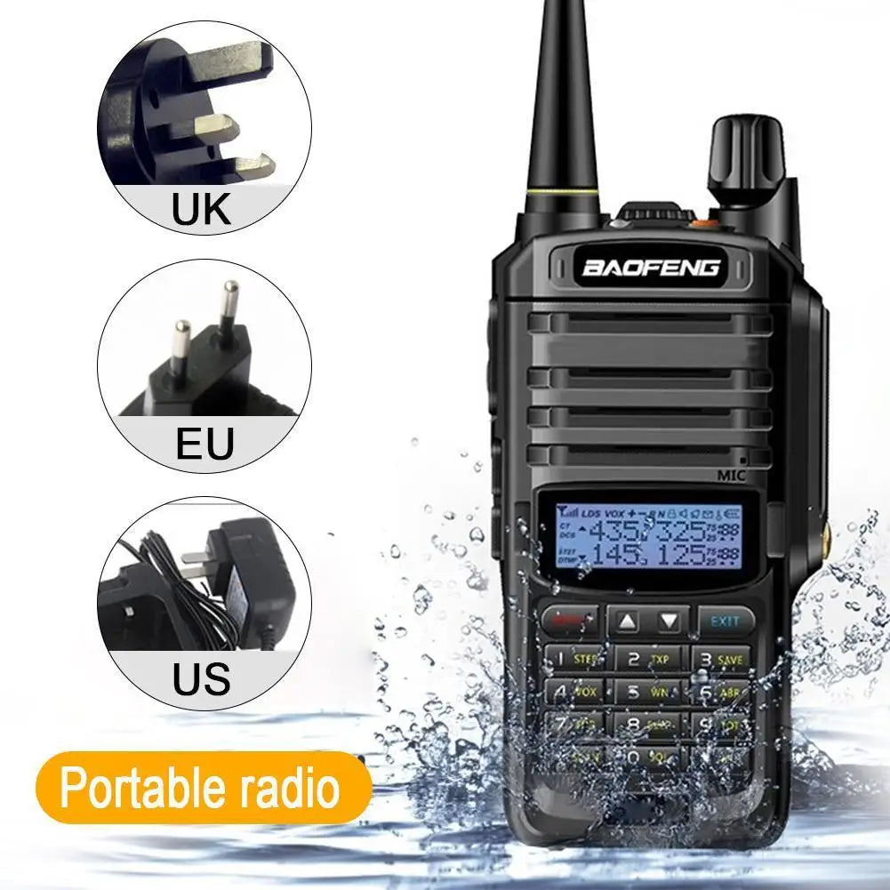 Baofeng UV-9R Plus waterproof Walkie Talkie CB Radio High Power VHF UHF Dual Band Handheld Two Way Radio 10km long range