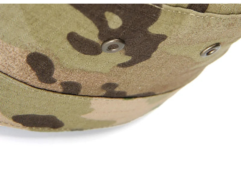 Men's Tactical Cap Blank Plain Camo Fitted Hats Multicam Caps Baseball Desert FG Camouflage Cap Hat Gear