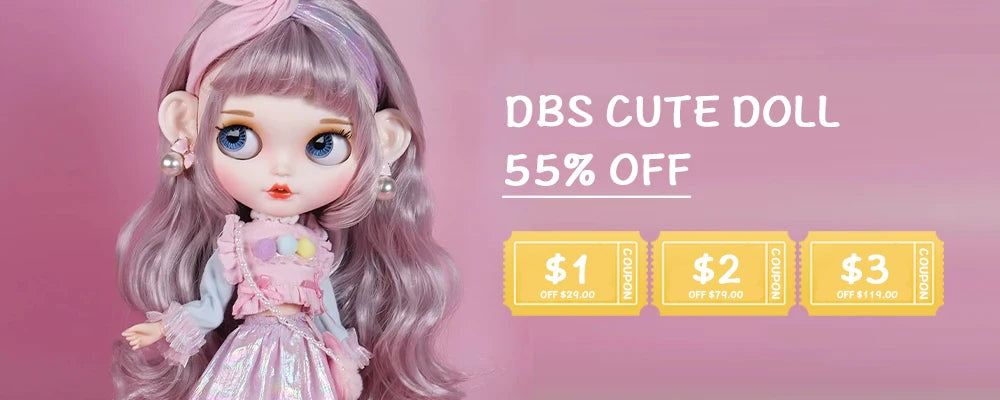 DBS blyth doll bjd jiont body scalp eyes mechanism eye chip customized set diy toy gift