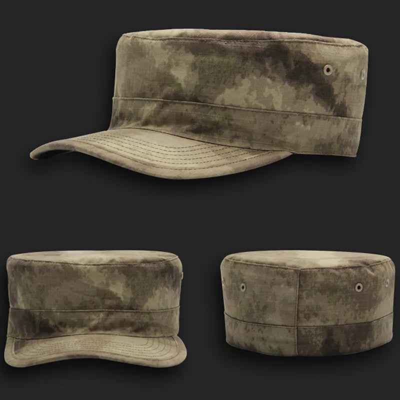 Men's Tactical Cap Blank Plain Camo Fitted Hats Multicam Caps Baseball Desert FG Camouflage Cap Hat Gear