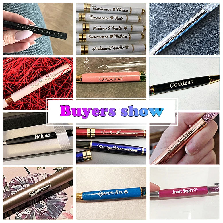 Luxury Metal Gel Pens In Gift Box Custom Logo Office & School Supplies Business Gift Box Packaging Roller Pen stationary