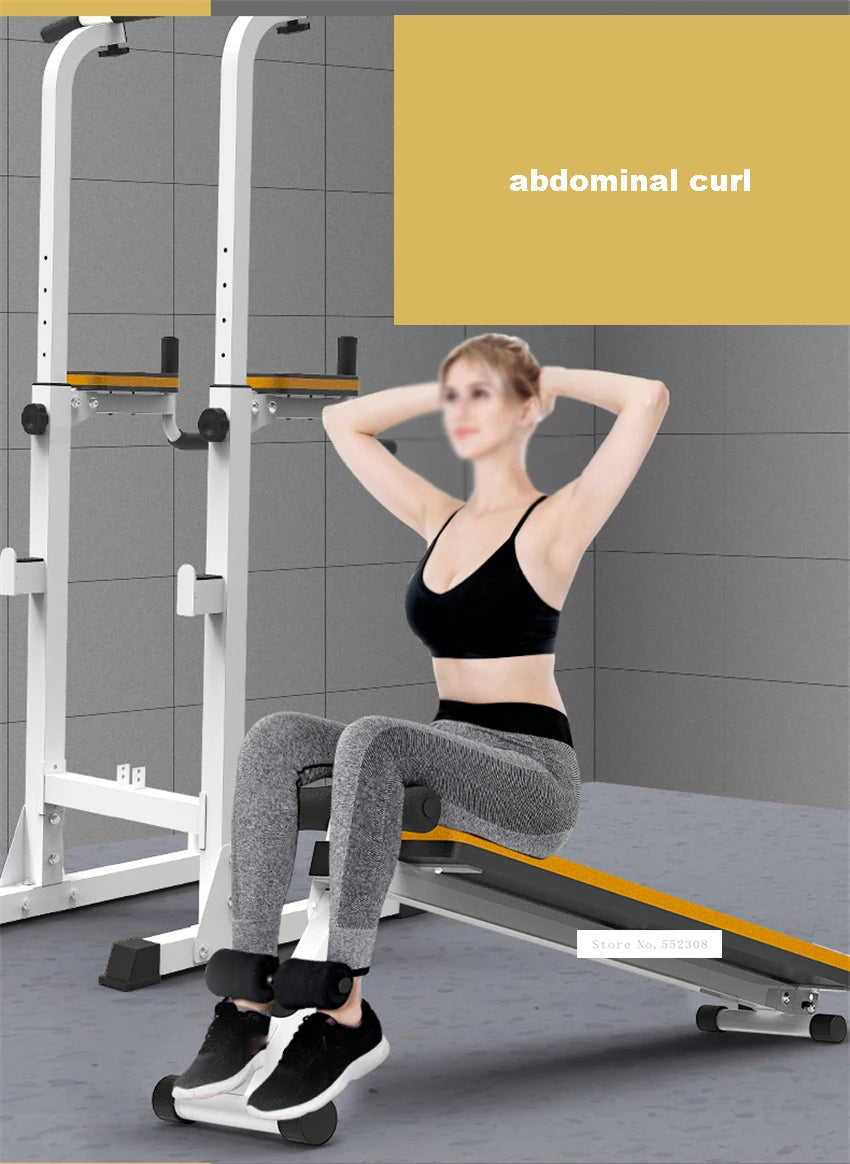 Comprehensive Training Horizontal Parallel Bars Home Gym Barbell Stand Bench Press Dumbbell Stool Inetgrated Training Machine