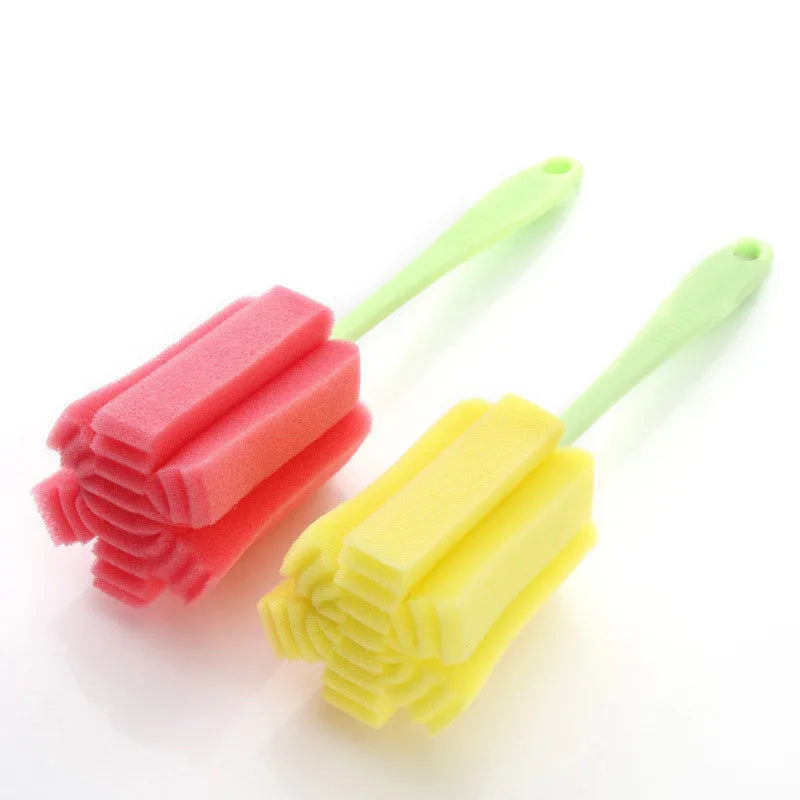 1PCS Bottle Sponge Brushes Cup Glass Milk Bottles Brush Washing Cleaning Cleaner Kitchen Tools Baby Accessories Hot Sale