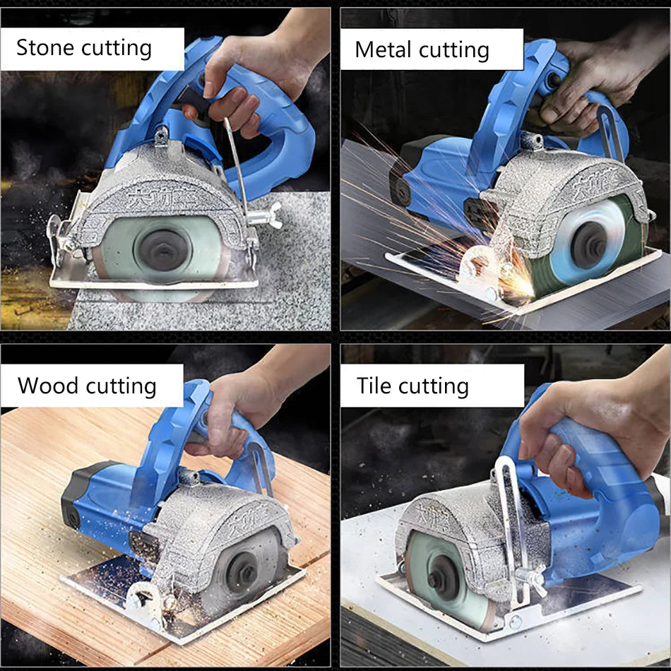 220V Multifunctional Electric Circular Saw Tools Wood Metal Marble Tile Brick Household High Power Cutting Machine