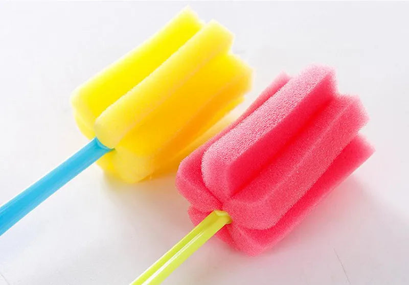 1PCS Bottle Sponge Brushes Cup Glass Milk Bottles Brush Washing Cleaning Cleaner Kitchen Tools Baby Accessories Hot Sale