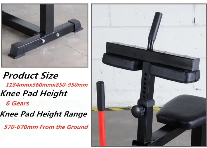 Gym Fitness Heel Raise Leg Extension Smith Machine Calf Muscle Stretch Exercise Body Building Achilles Tendon Training Equipment