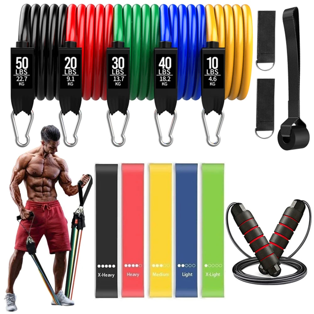 150lb Fitness Resistance Bands Set Yoga Elastic Band Booty Belt Training Loops Bands Workout Gym Equipment for Home Bodybuilding