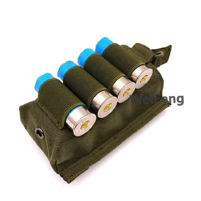 Tactical Molle 12GA 12 Gauge Ammo Shells Shotgun Bag Rifle Gun Reload Magazine Pouch for AK AR 15 Mag Bag Hunting Gear