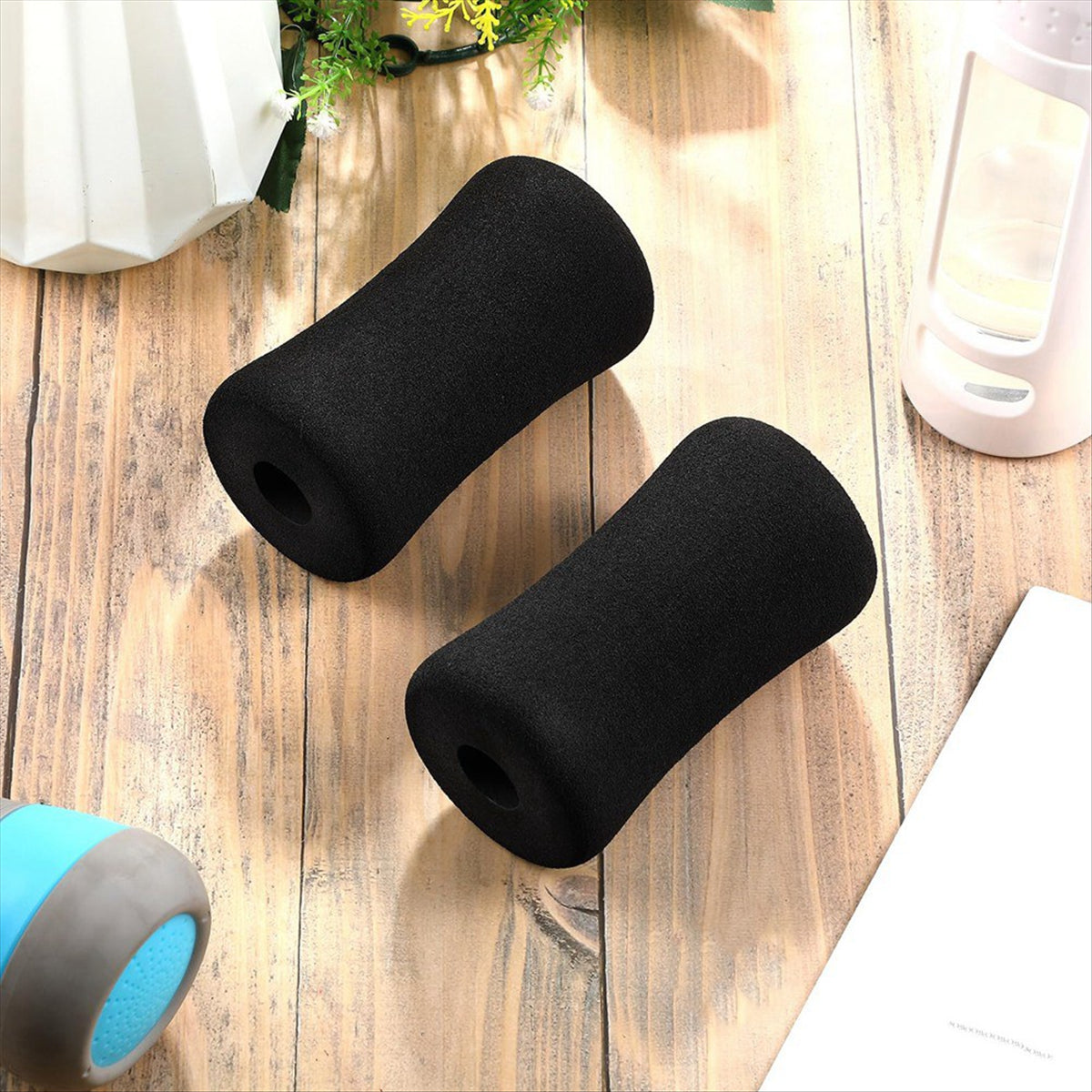 Foam Foot Pads Rollers Soft Buffer Tube Cover Machine Tube Leg Gym Replacement Parts for Home Exercise