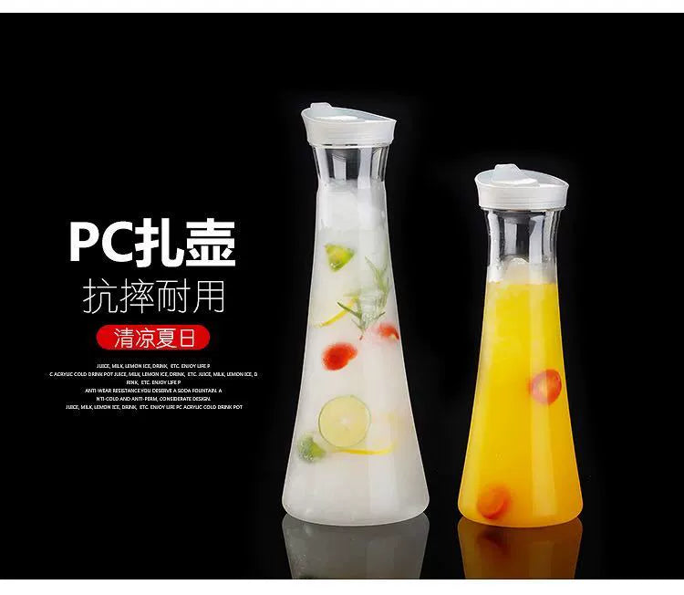 600ml/2000ml Plastic Stove Top Safe Heat Resistent Large Pitcher Kettle Hot and Iced Tea Water Juice Beverage