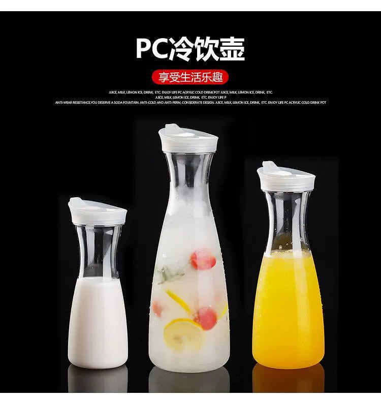 600ml/2000ml Plastic Stove Top Safe Heat Resistent Large Pitcher Kettle Hot and Iced Tea Water Juice Beverage