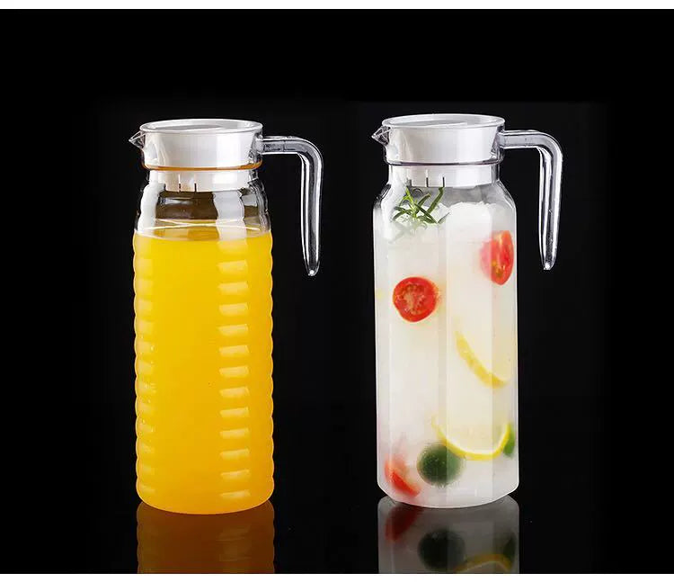 600ml/2000ml Plastic Stove Top Safe Heat Resistent Large Pitcher Kettle Hot and Iced Tea Water Juice Beverage