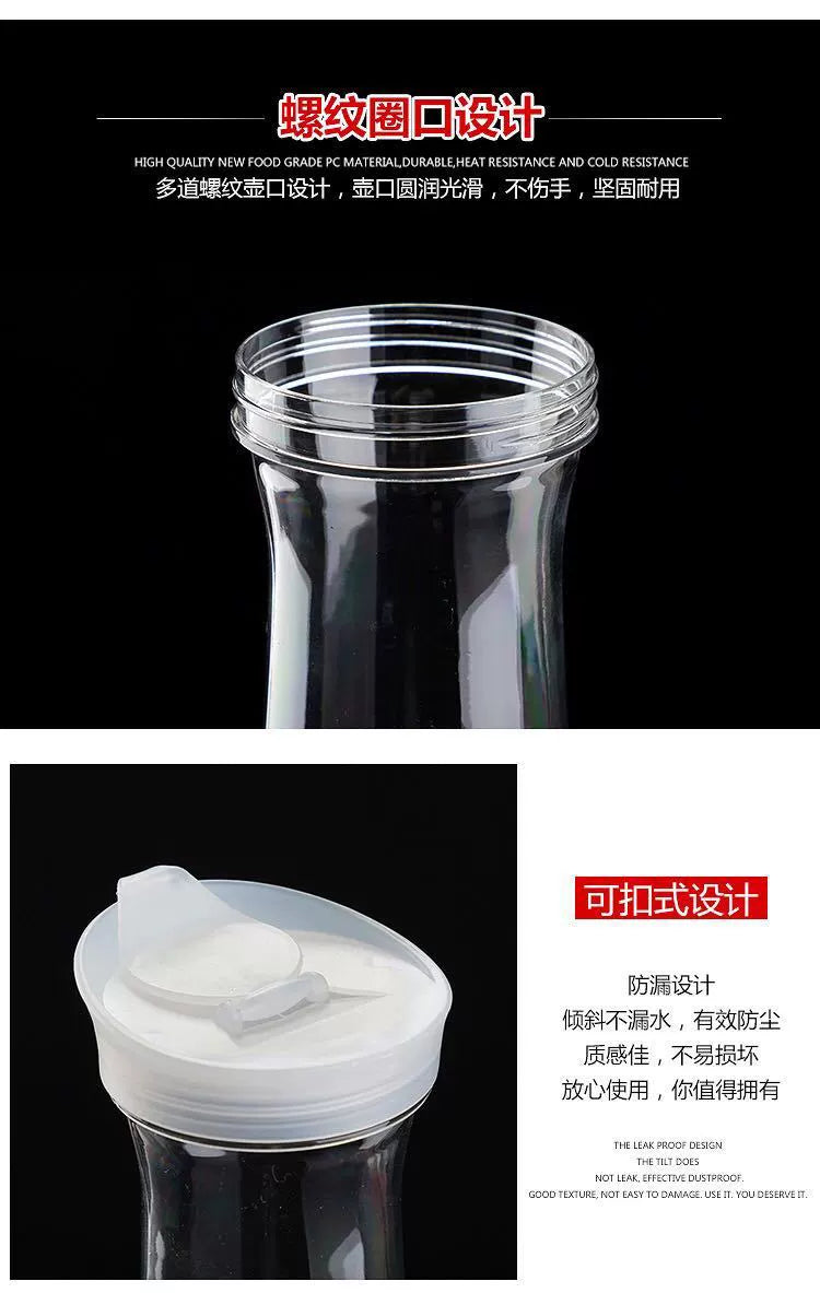 600ml/2000ml Plastic Stove Top Safe Heat Resistent Large Pitcher Kettle Hot and Iced Tea Water Juice Beverage