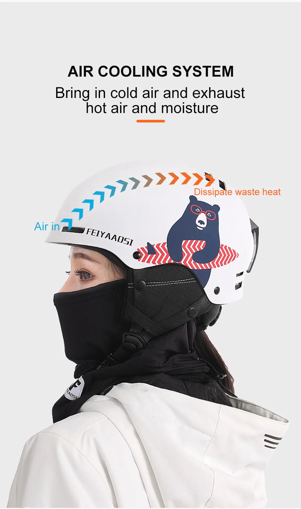 Coolfit 2022 Light Ski Helmet with Safety Certificate Integrally-Molded Snowboard Helmet Cycling Skiing Snow Men Women Child Kid