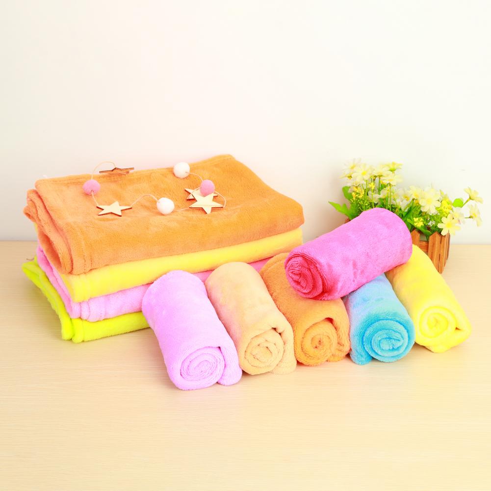 Fluffy Winter Coral Fleece Blankets Plain Bedspreads Thick Warm Soft Throw Blankets Universal Solid-color Sofa Cover Bed Cover