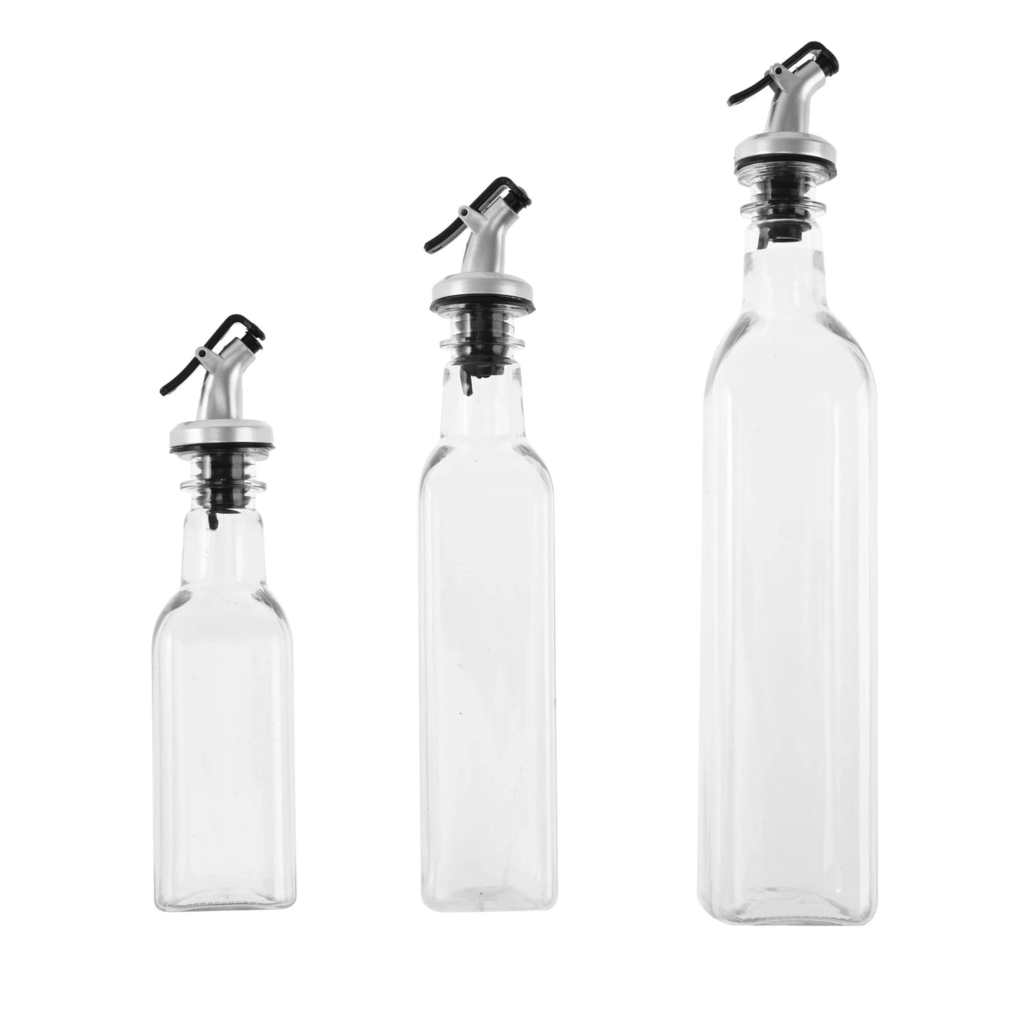 150ML/250ML/500ML Oil Pot Plastic Leak-proof Kitchen Seasoning Soy Sauce Vinegar Bottle Transparent Olive Oil Bottle