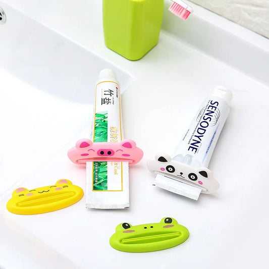 Kitchen Accessories Bathroom Multi-function Tool Cartoon Toothpaste Squeezer Kitchen Gadget Useful Home Bathroom Decoration