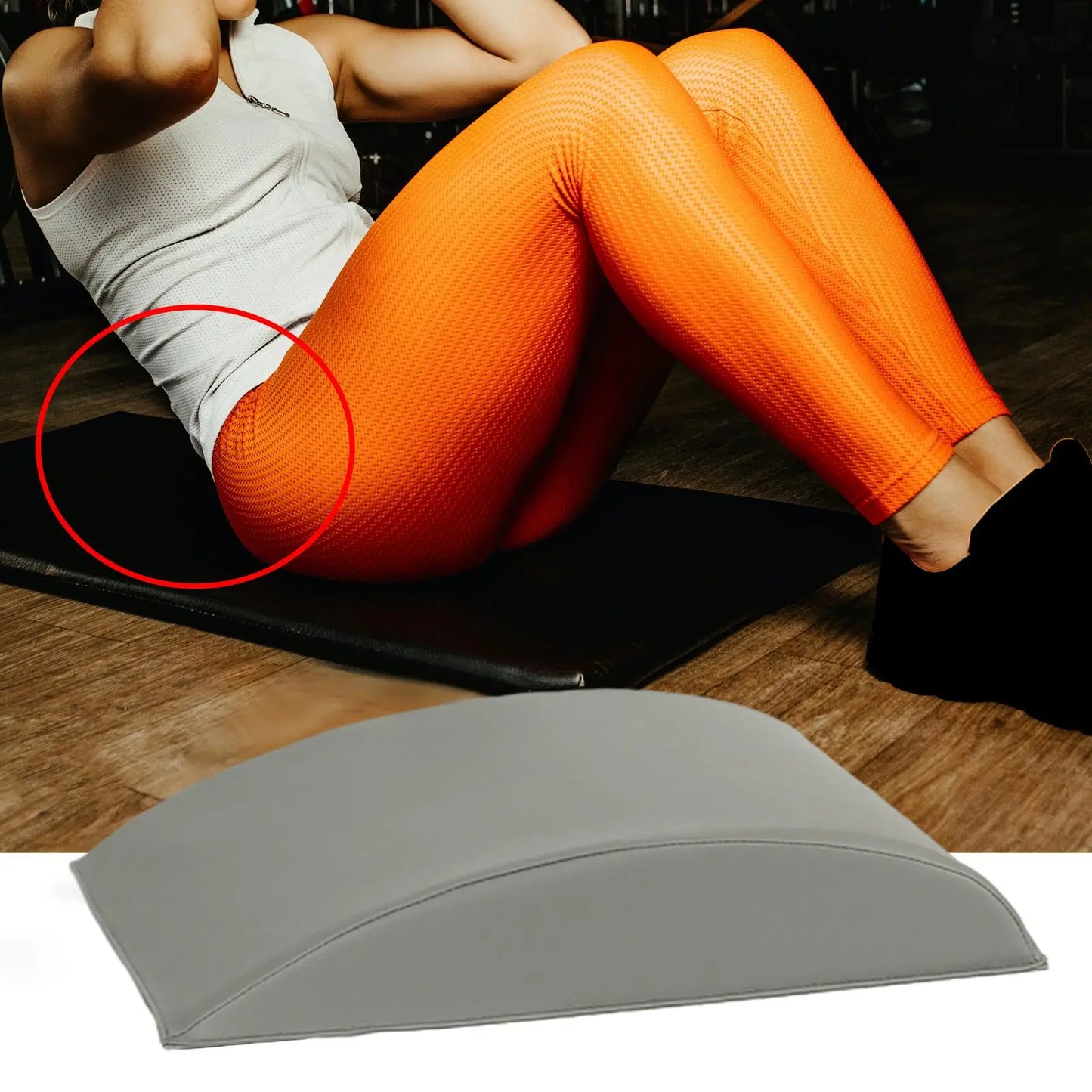 Ab Exercise Mat Home Gym Exercise Stretching Mat Workout Mat Anti-slip for Sit Ups for Fitness Yoga Workout Accessories Crunches