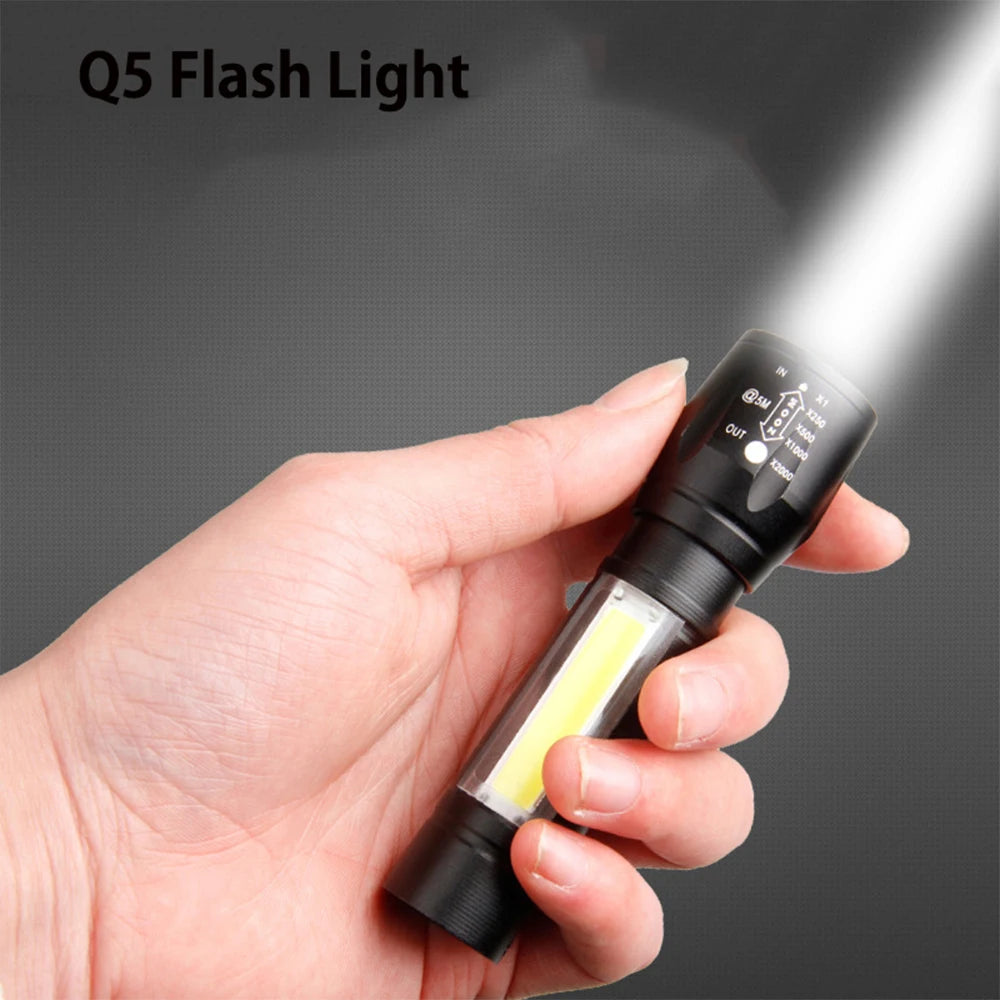 Powerful LED Flashlight Rechargeable Torch Lighting 2000M Tactical Lantern High Power flashlight Lantern Super Bright Waterproof