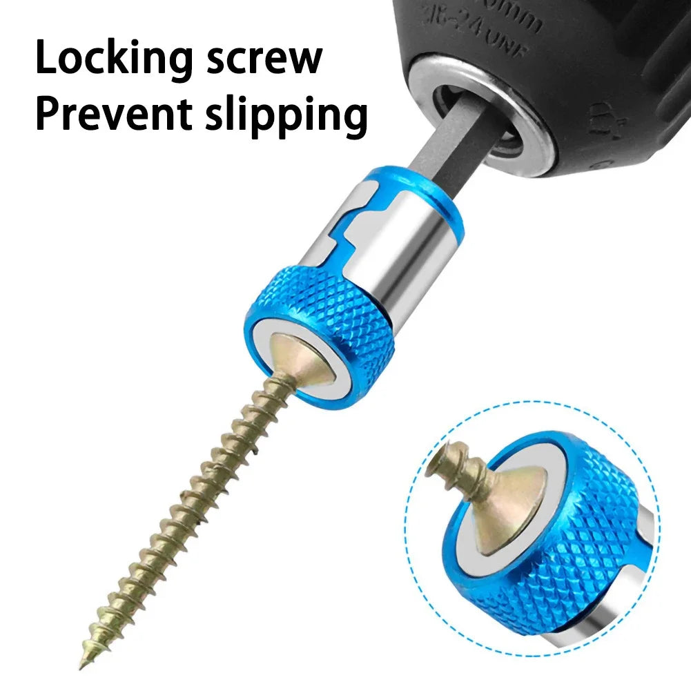 Electric Drill Magnetic Bit Ring Metal Screwdriver Head Steel Sleeve Electric Screwdriver Bit Power Tools Parts Accessories