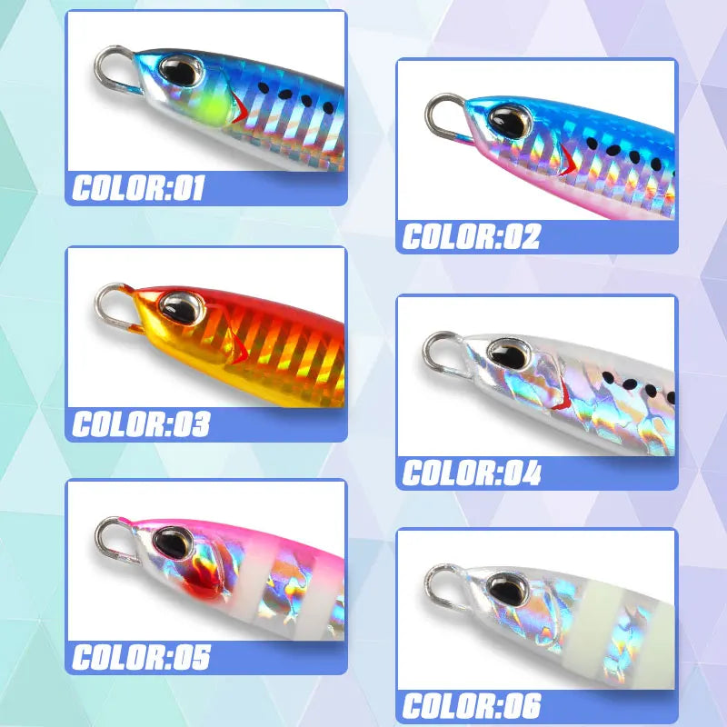 Magic Works Fishing Metal Jig 15G 20G 30G 40G 60G Fishing Goods 2024 Jig For Sea Artificial Fishing Gear Artificial Fishing Lure