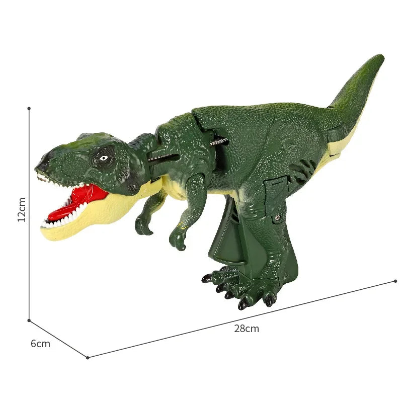 ChildrenZa Za Za Decompression Dinosaur Toy Creative Battery-free Telescopic Spring Swing Dinosaur Fidget Toys Gifts for Kids