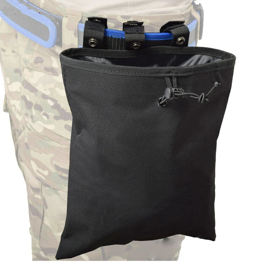 MOLLE Dump Pouch Tactical Mag Recovery Bag Drawstring Magazine Recycling Storage Pack Hunting Gear Holder