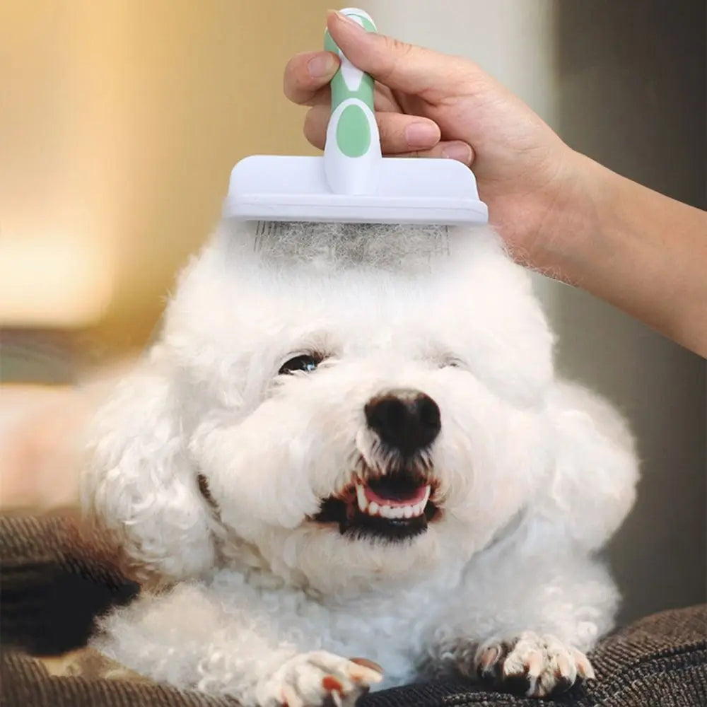 Pet Hair Shedding Comb Dog Cat Brush Grooming Long Hair Indoor Cats Brush Hair Remover Cleaning Beauty Slicker Pet Supplies