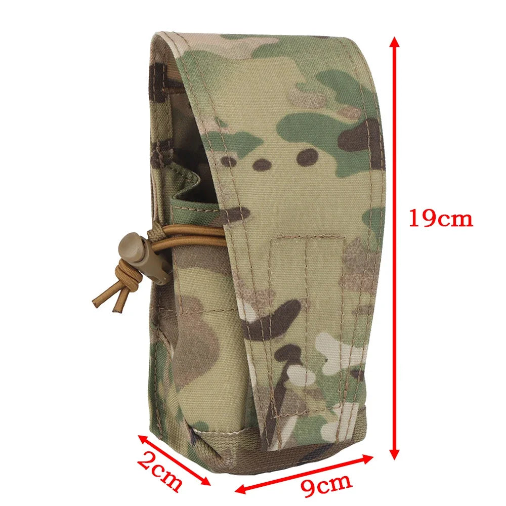 Tactical 5.56 7.62 MBITR Pouch CP Tool Bag MOLLE Magazine Pack Hook Loop Adjustable Retention Fast Access Hunting Gear Organizer