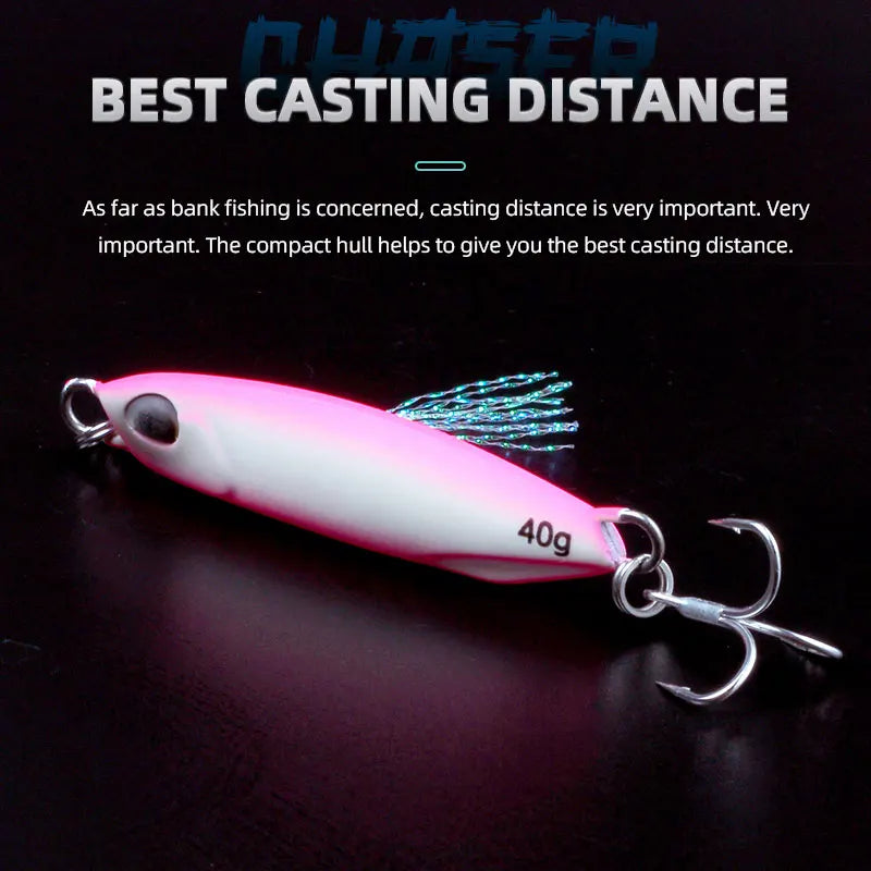 Magic Works Fishing Metal Jig 15G 20G 30G 40G 60G Fishing Goods 2024 Jig For Sea Artificial Fishing Gear Artificial Fishing Lure