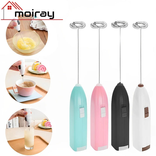 Mini Electric Milk Foamer Blender Wireless Coffee Whisk Mixer Handheld Egg Beater Cappuccino Frother Mixer Kitchen Whisk