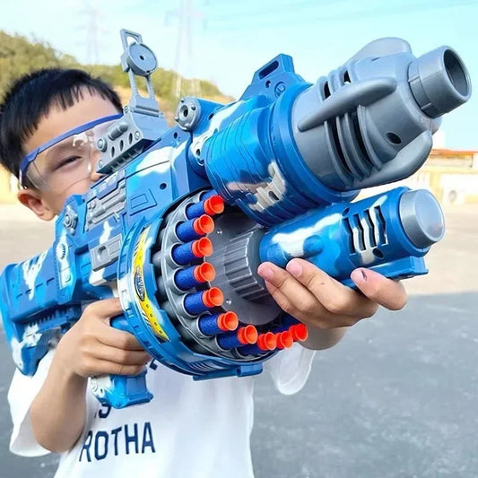 Toys Cool Nerfs Gun Children Electric Continuous Launch Electric Toy Gun Bb Gun Military Firearms Series Soft Bullet Gun Sniper