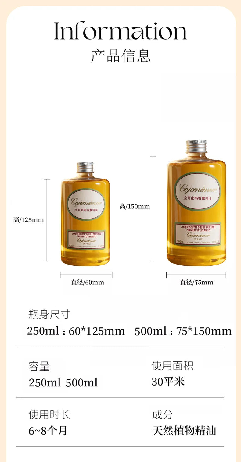 250ml/500ml Hilton Ritz Carlton Fragrance Oil For Home Perfumes Hotel Series Essential Oils For Aromatic Diffuser DIY Perfume