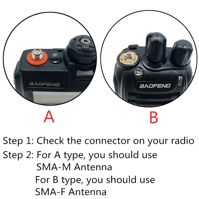 Baofeng Walkie Talkie Accessories 2 Pin Speaker Microphone USB Prorgarmming Cable Antenna Accessray For UV-5R BF888S UV-82 5RPRO