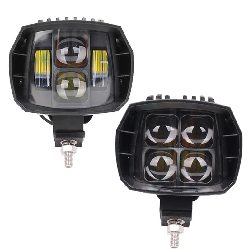 Led Work Light Auxiliary Front Fog Light Driving 2 Pcs for 4x4 Off Road UTV Vehicle Truck 60w Car Spot Lights