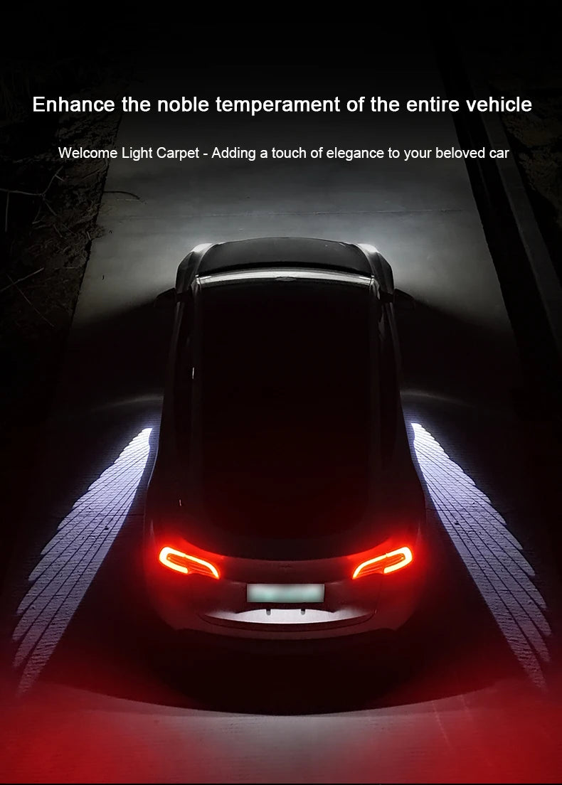 New Angel Wings Light Car Projector LED Shadow Light Welcome Lamp Auto Accessories For BMW Volkswagen Honda Mercedes-Benz