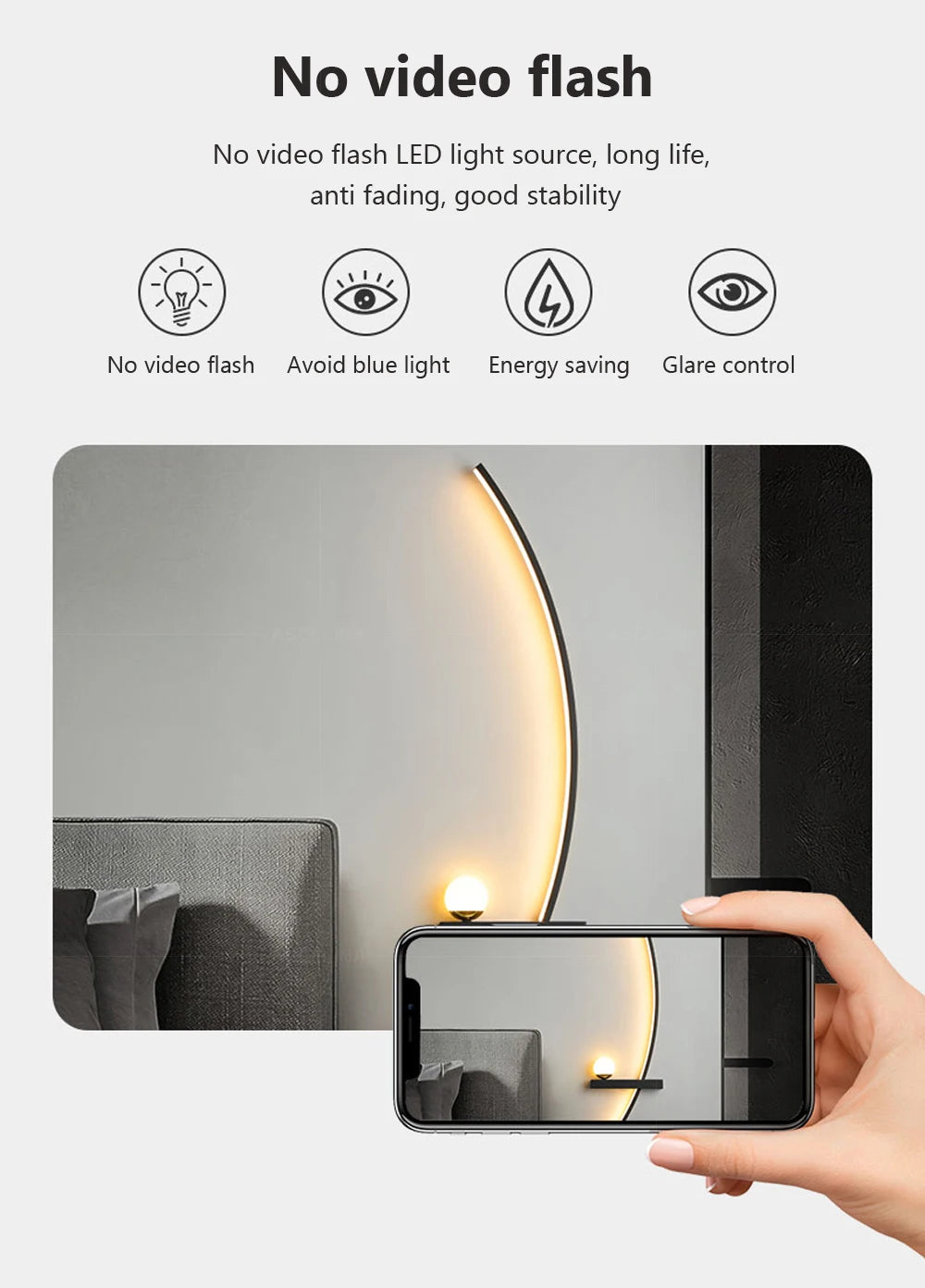 Nordic LED Wall Lamps Minimalist Lines Decorative Wall Sconces Bedroom Living Room Corridor Modern Aesthetic Lighting Luminaires