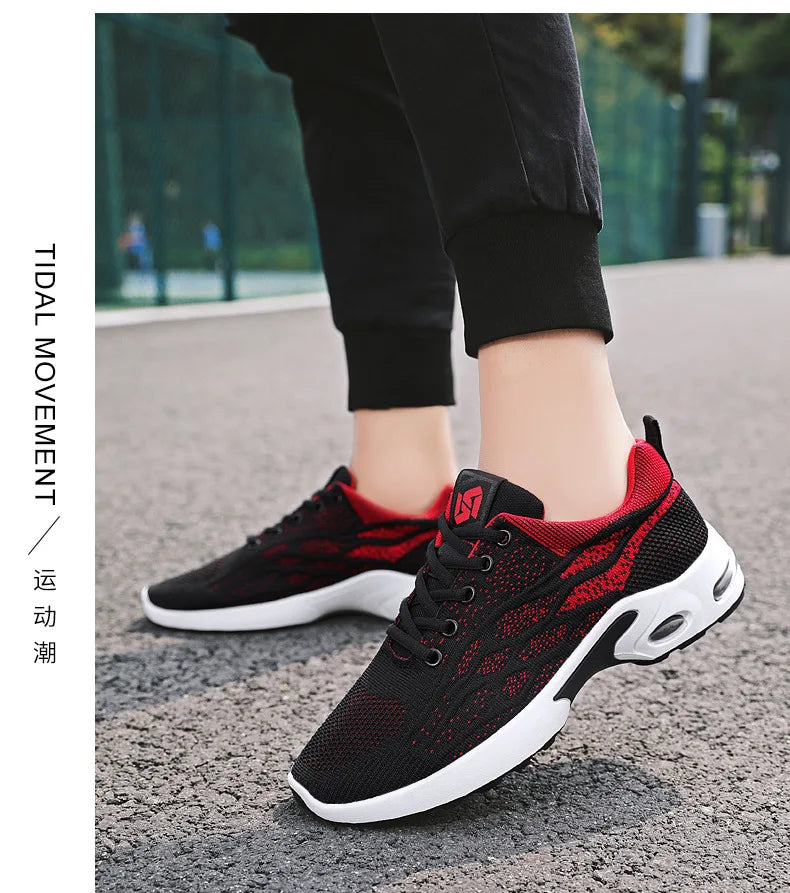 Hot New men Shoes trend men's shoes breathable lace-up running shoes Korean version light casual sports shoes