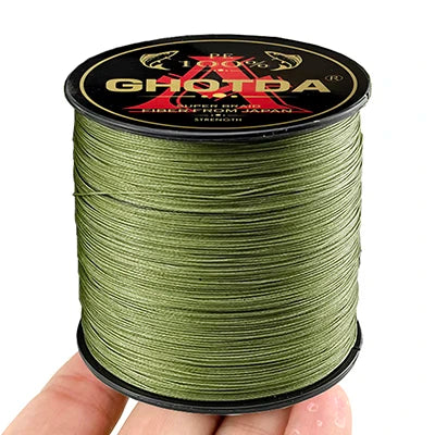 Ghotda 8X Super Strong Braided Fishing Line Multicolor Multifilament Carp Fishing Line 1000m-300m Fishing Gear