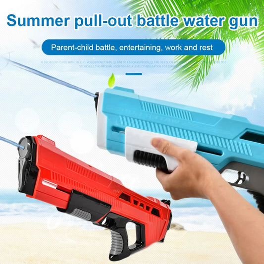 Children Summer Outdoor Beach Battle Game Water Gun Toys Large Capacity Water Gun Parent-child Interaction Fight Essential Toys