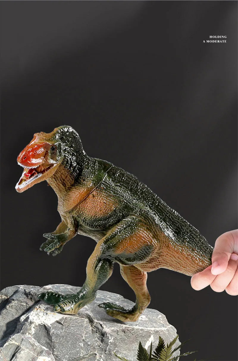 Simulation Jurassic Dinosaur Action Figures Dino Park Carnotaurus Ankylosaurus Tyrannosaurus Rex Model Decoration Toys Kids Gift