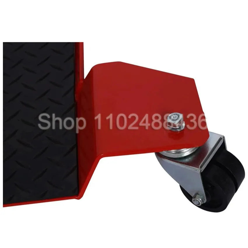 Red motorcycle trolley Motorcycle Mover Lift Stand Motorcycle Mobility Stand