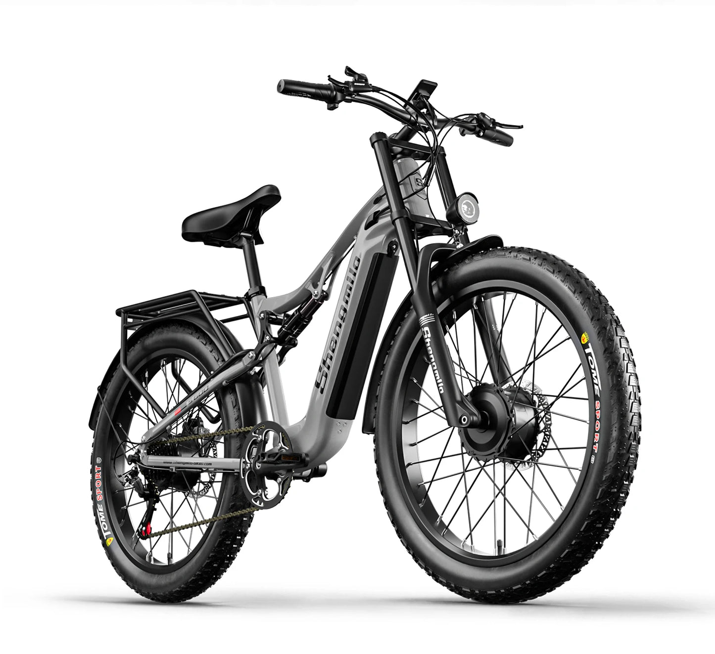 Shengmilo S600 Adult Electric Mountain Bike2000W Dual Motor 48V17.5AH ebike,Dual Suspension Electric Bicycle（US Warehouse））