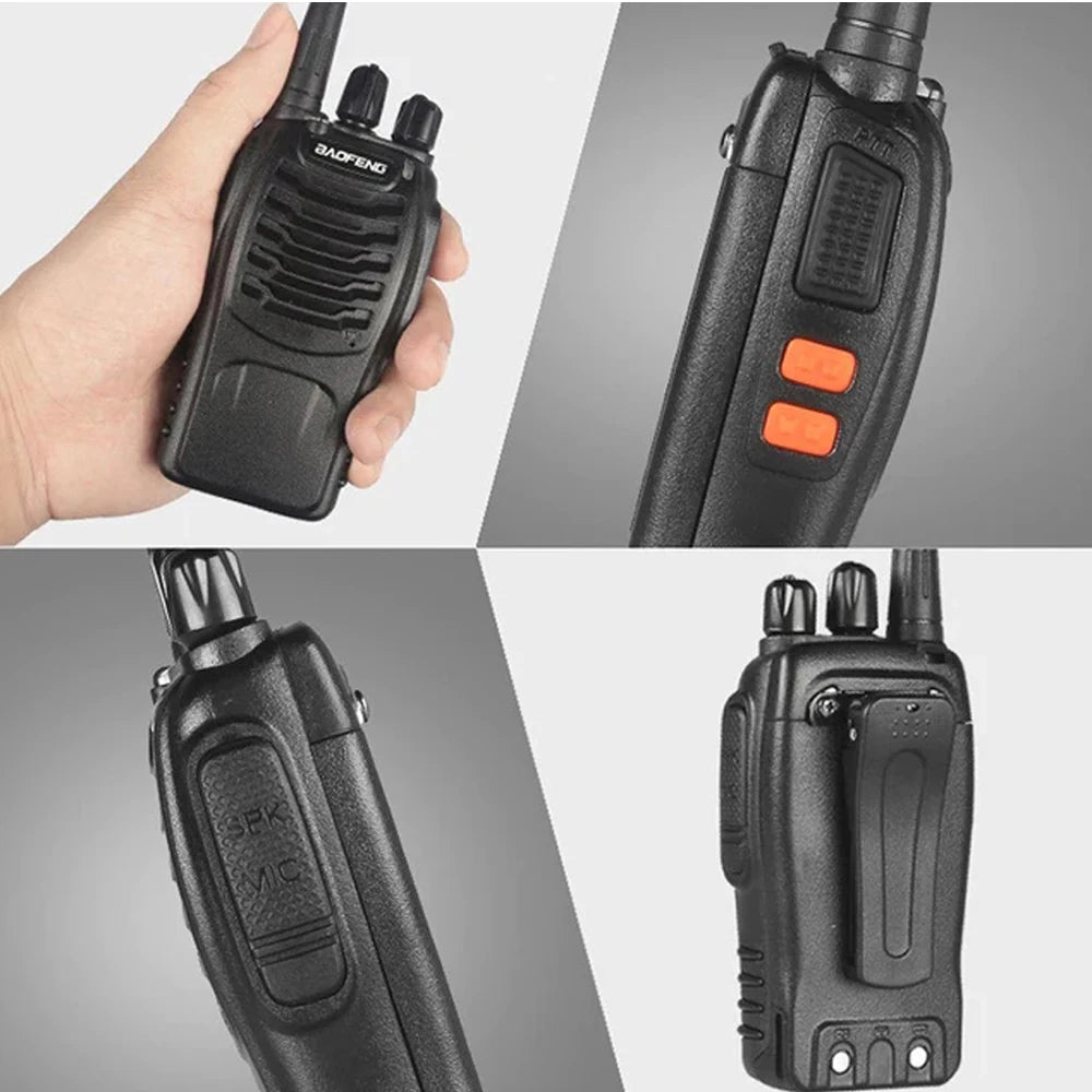 Self driving tour handheld baofeng walkie talkie BF 888 S 6 PCS or 3 pairs of long-distance two-way radios UFH 400-470MHZ