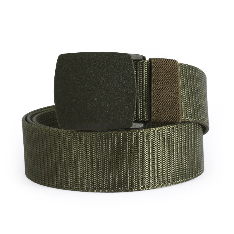 Automatic BuckleLight Comfortable Non-metal Military  NylonBelt Outdoor Hunting Multifunctional Tactical CanvasBelt High Quality