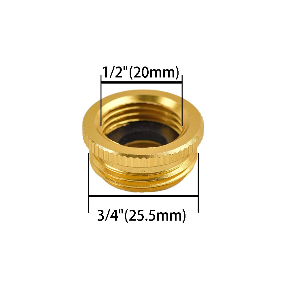 1/2'' 3/4'' 1'' Brass Tap Quick Connecter 16mm 20mm Copper Hose Coupling Adapter Garden Tubing Repair Watering Gun Fittings Tool